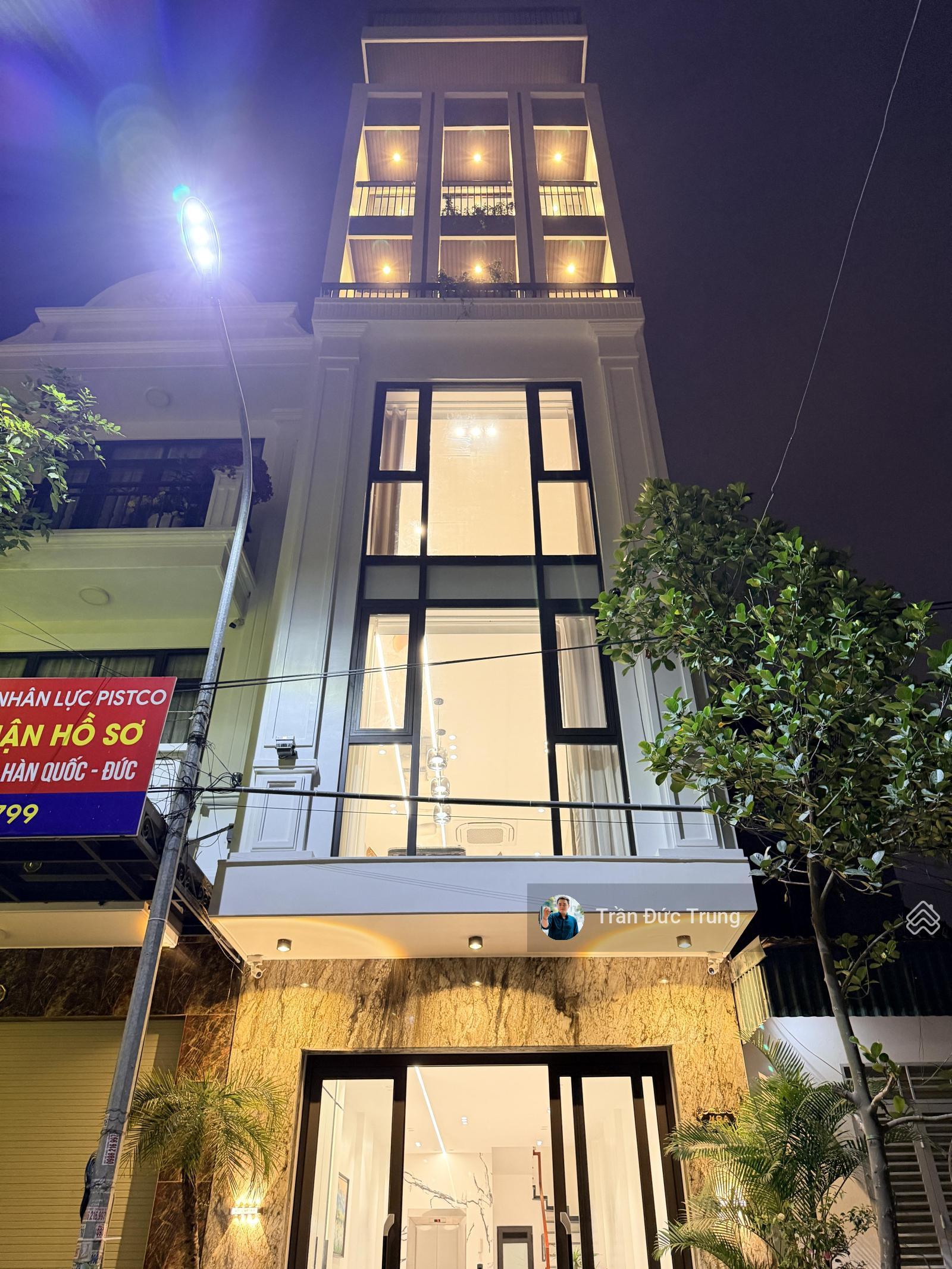 Bán nhà phố 7 tầng Lê Chân 60m² 9.6 tỷ - Thang máy, Full nội thất