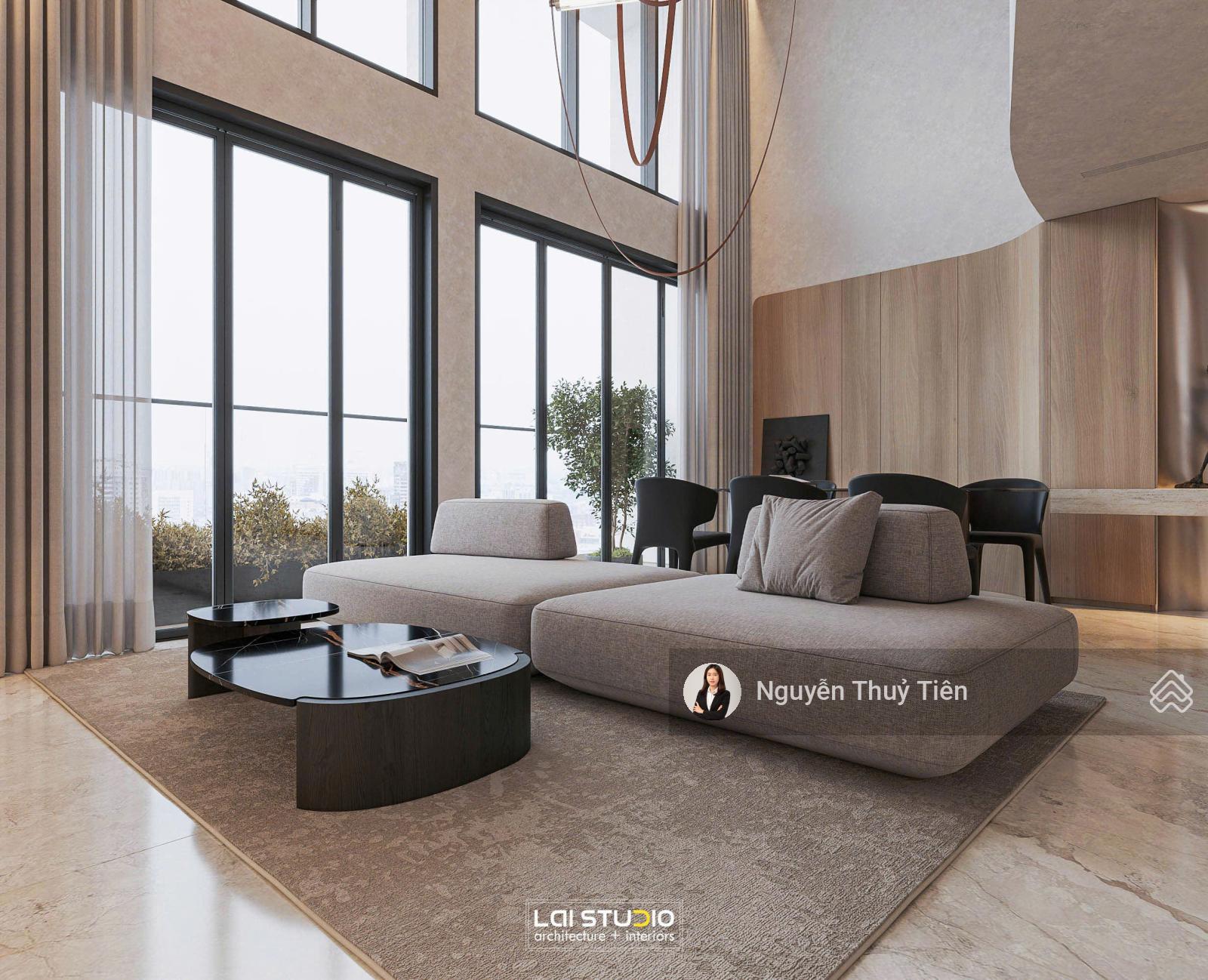 Căn hộ Loft The Crest 160m² 160 triệu - View đẹp, sẵn sàng ở ngay!