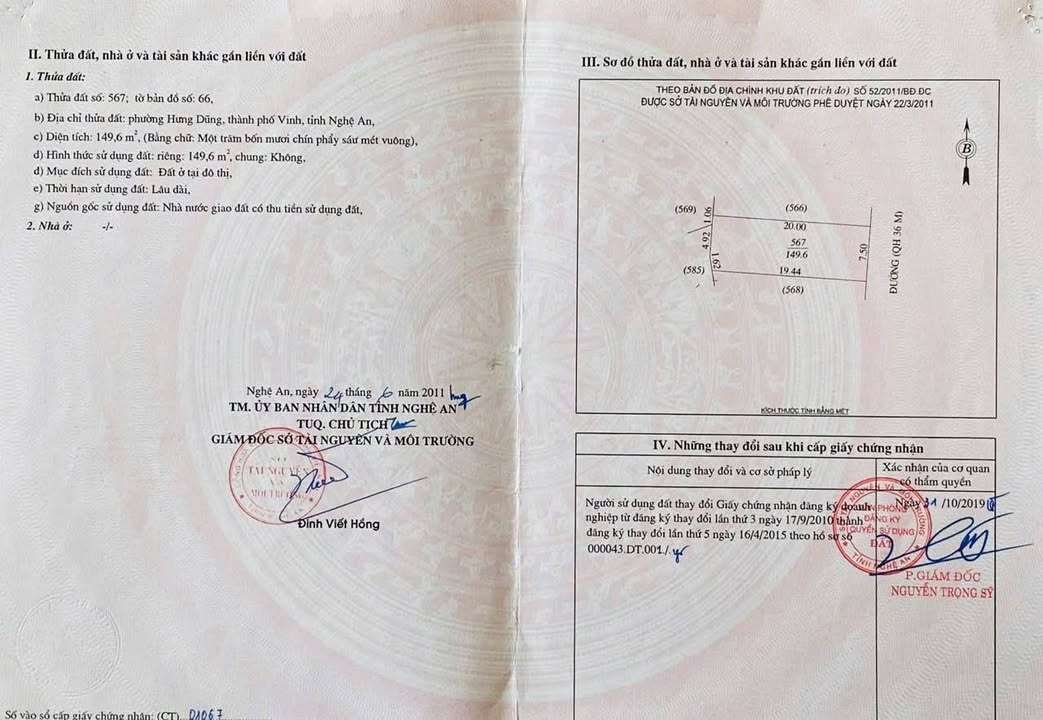 Đất nền Đồng Dâu Vinh 173m² - Tiềm năng tăng giá vượt trội!