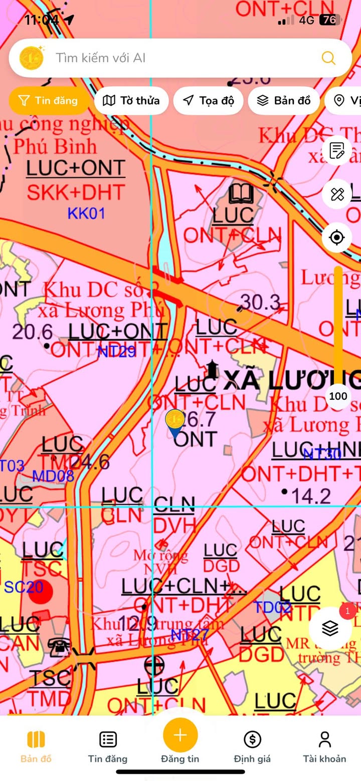 Đất nền Lương Phú, Phú Bình 345m² - Sổ đỏ chính chủ, tiềm năng sinh lời!