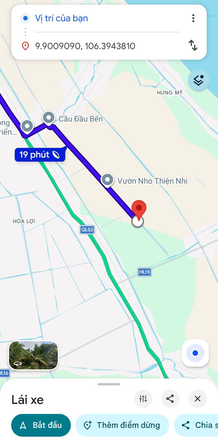 Đất nền Hoà Lợi, Châu Thành, Bến Tre 150m² giá 260 triệu - Sổ đỏ chính chủ!