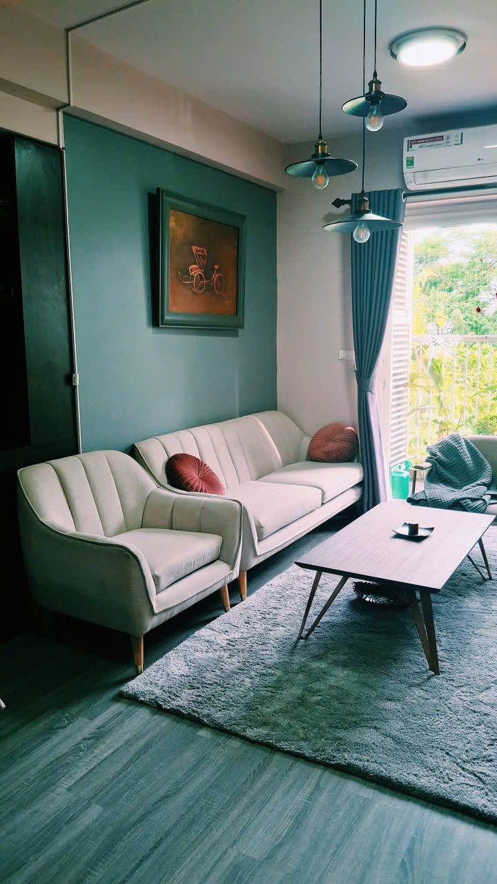 Cho thuê căn hộ 2PN Rừng Cọ Ecopark - Tầng thấp, full nội thất