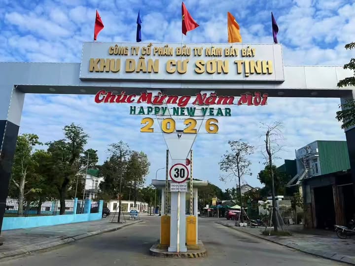 Đất nền Sơn Tịnh 125m² - Đối diện hồ sinh thái, giá đầu năm 1.6 tỷ