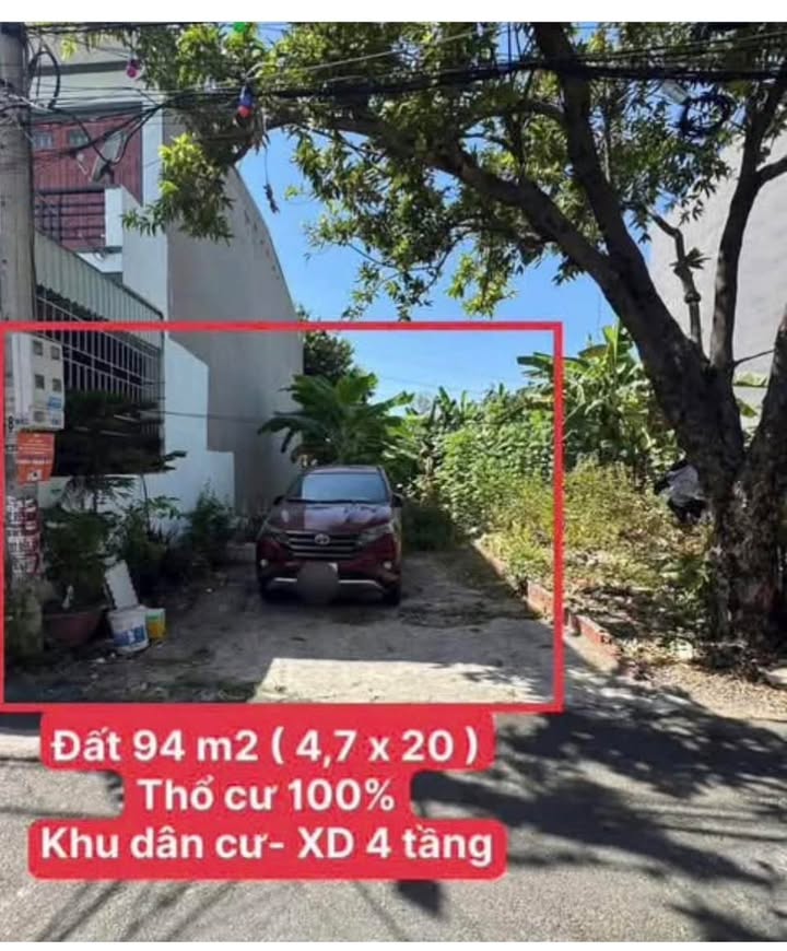 Bán Đất Vũng Tàu 94m² Hẻm Hàn Thuyên - Sổ Đỏ Thổ Cư - Giá 4.1 Tỷ