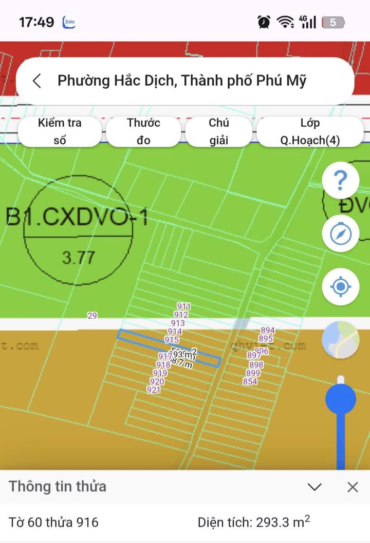 Bán Đất Hắc Dịch 290m² Sổ Đỏ Chính Chủ - Giá 1.3 Tỷ