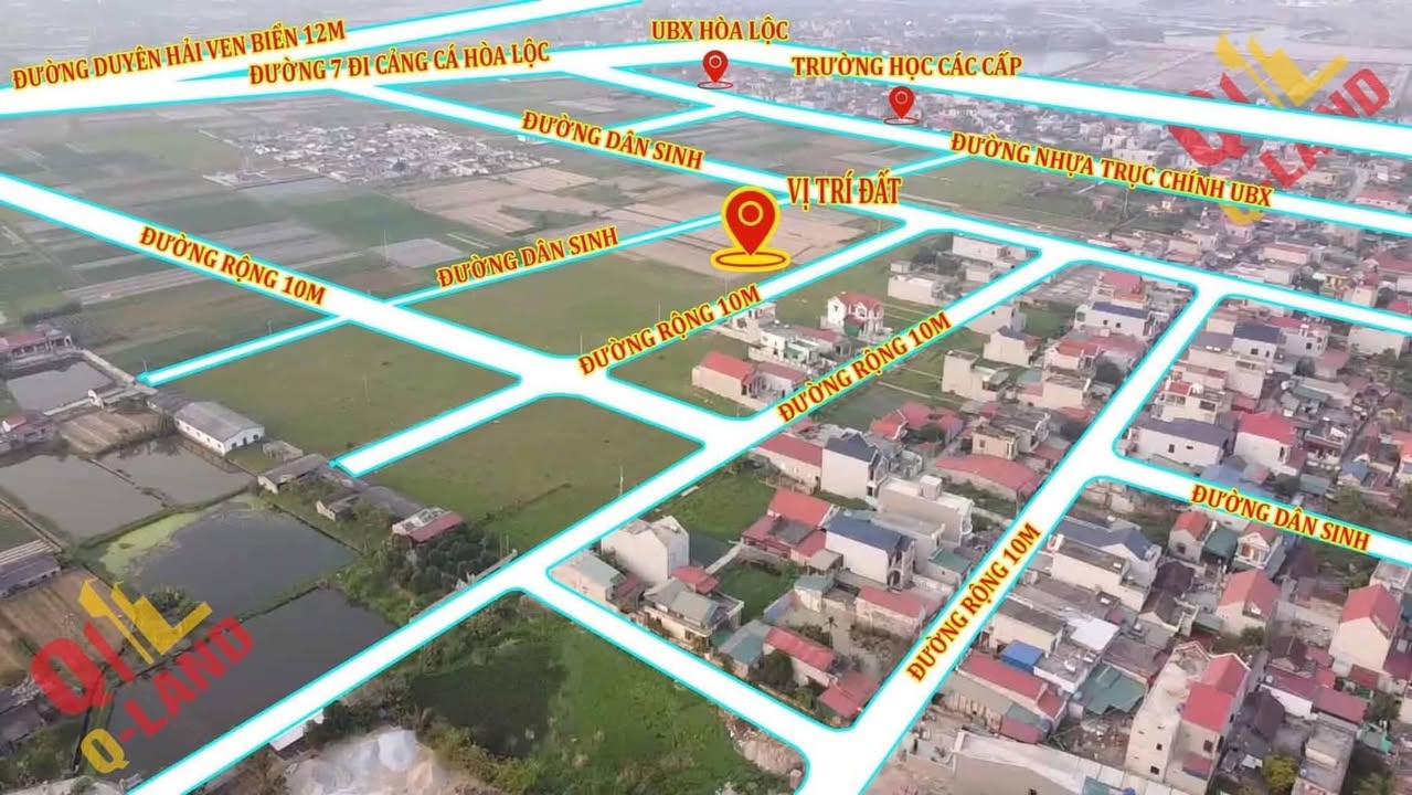 Đất nền Hoà Lộc 200m² - Tiềm năng tăng giá vượt trội!