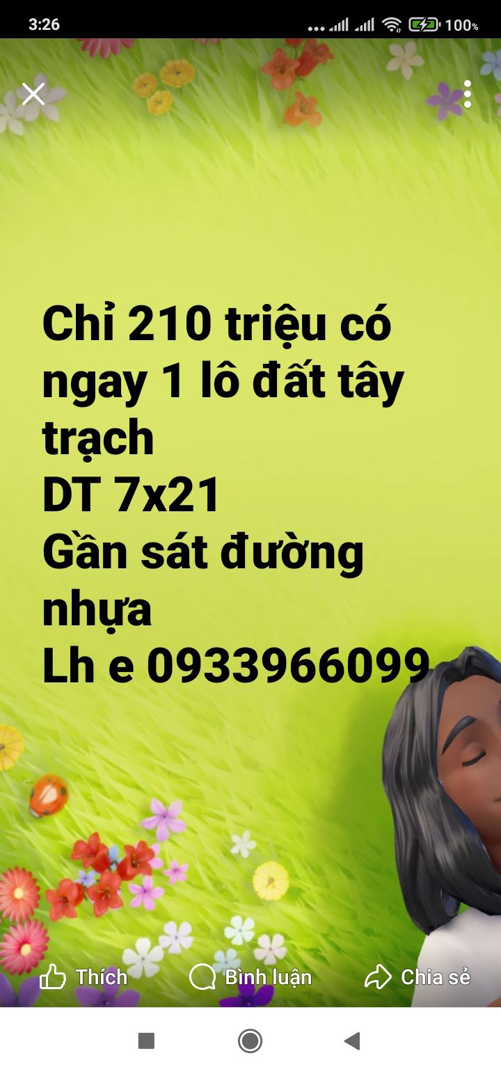 Đất nền Tây Trạch, Quảng Bình - 147m² - Chỉ 210 Triệu - Lô đẹp hướng Tây