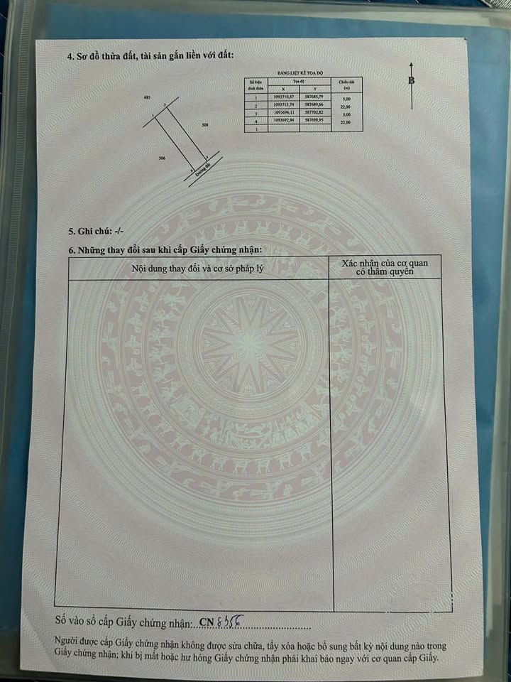 Đất thổ cư 110m² giá 250 triệu tại Châu Thành, Trà Vinh - Sổ đỏ sẵn sàng