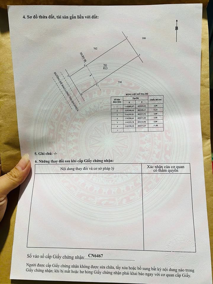 Bán Đất Mặt Tiền Đường Nhựa Đê Bao Long Thuận, Gò Công 85m² - Sổ Hồng Sẵn