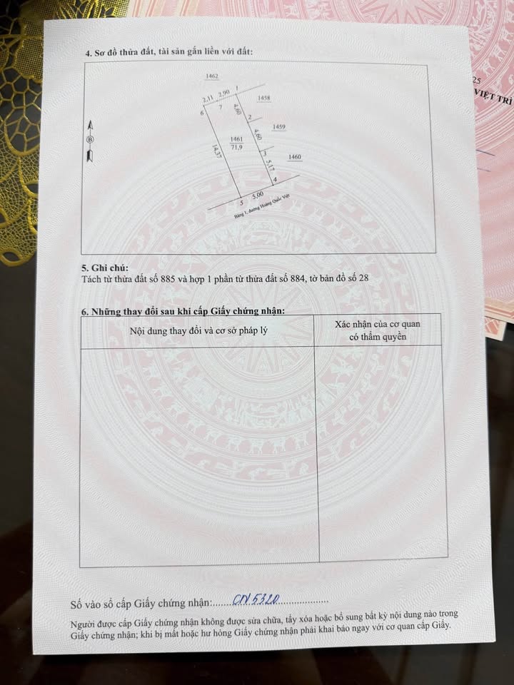 Bán Đất Mặt Tiền Hoàng Quốc Việt, Việt Trì - 72m² Kinh Doanh Tốt