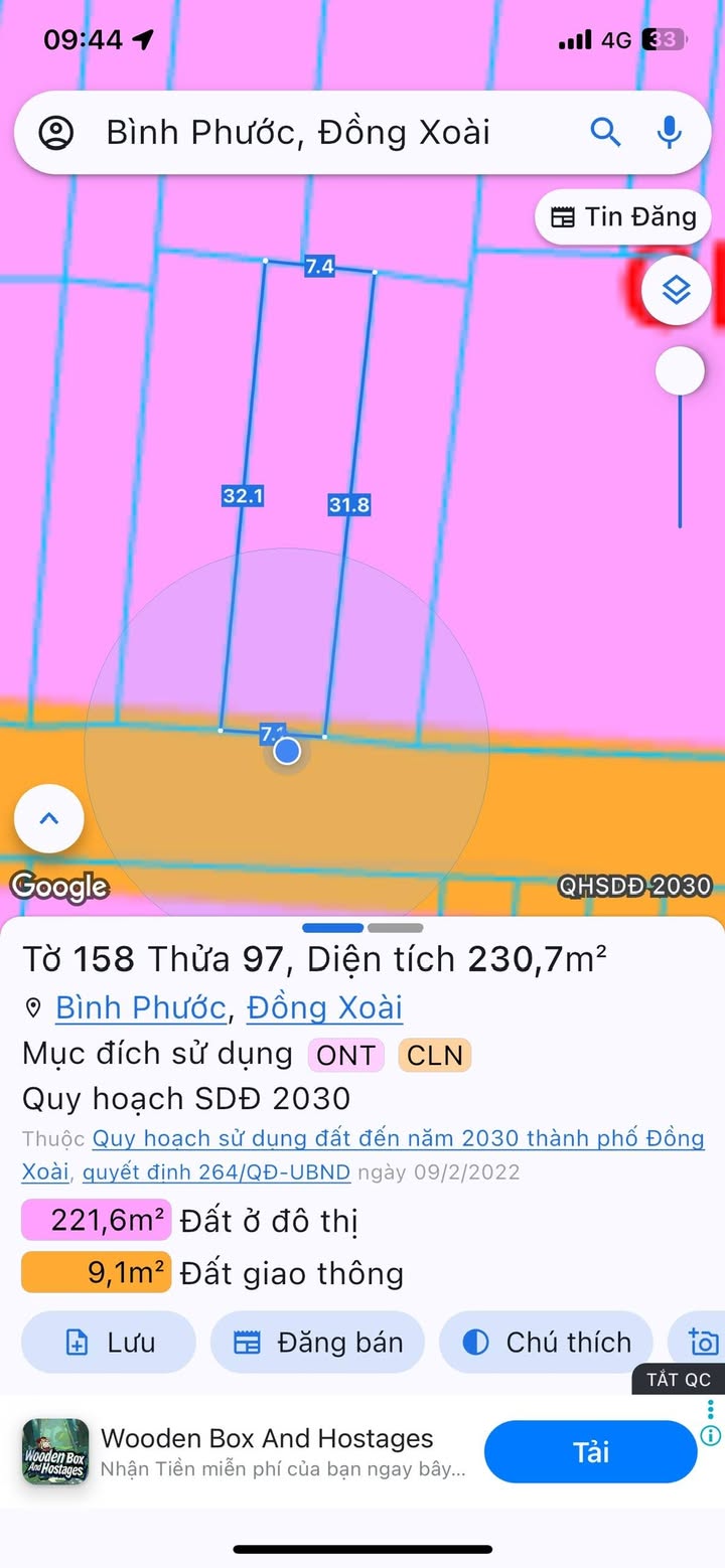 Bán Đất Phường Hiệp Bình Phước, TP. Thủ Đức - 210m² Giá 1.3 Tỷ, Sát Trường Học