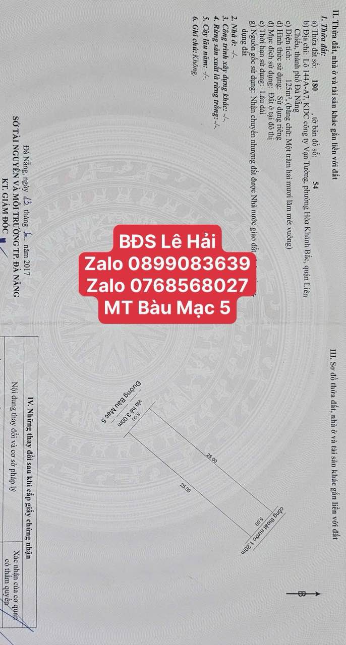 Bán Đất Vàng Liên Chiểu 250m² - Sát Biển Nguyễn Chánh, Đầu Đường Thông Kinh Doanh
