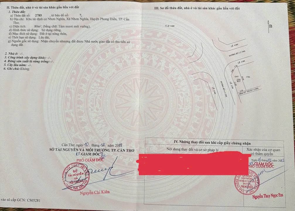 Bán đất nền TĐC Nhơn Nghĩa 80m² - Vị trí góc, sổ hồng sẵn!