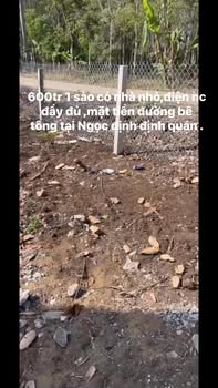 Bán Đất 360m² Mặt Tiền Đường Bê Tông Ngọc Định, Đồng Nai - Chỉ 600 Triệu