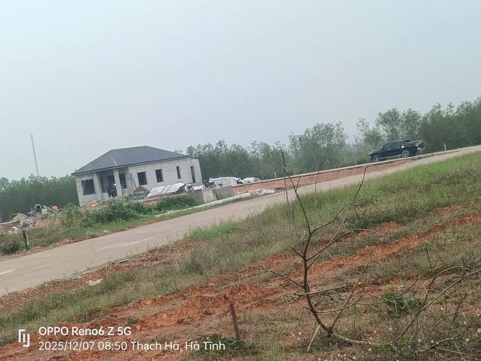 Đất nền Thạch Hà 208m² - Sổ đỏ chính chủ, gần TL3