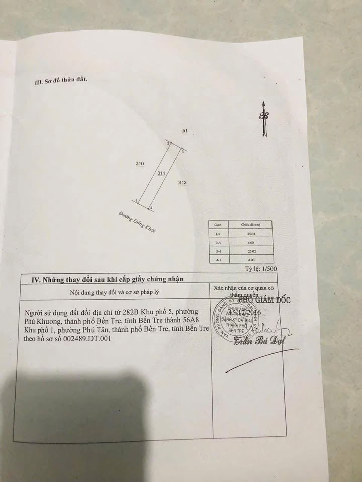 Nhà Mặt Tiền Đại Lộ Đồng Khởi Bến Tre 100m² - Kinh Doanh Đắc Lợi