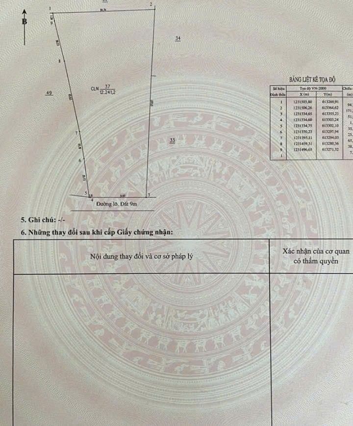 Đất nền Tân Lập Bắc Tân Uyên 12.241m² - Sát KCN VSIP 3 giá 25 tỷ
