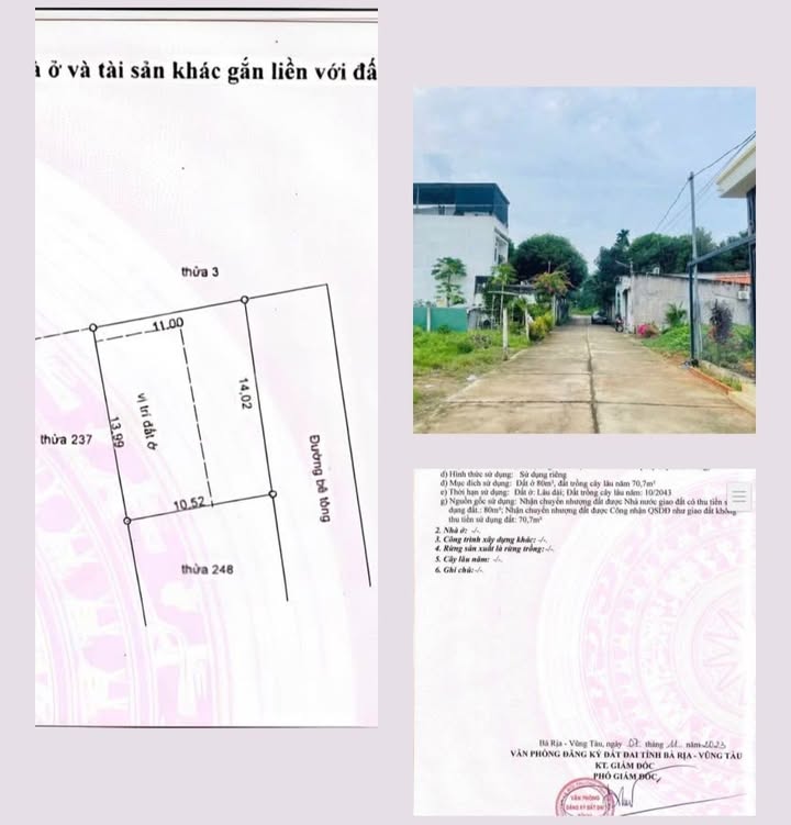 Đất Vũng Tàu 150m² Sổ Riêng - Tách 3 Lô Đầu Tư/Xây Nhà Vườn