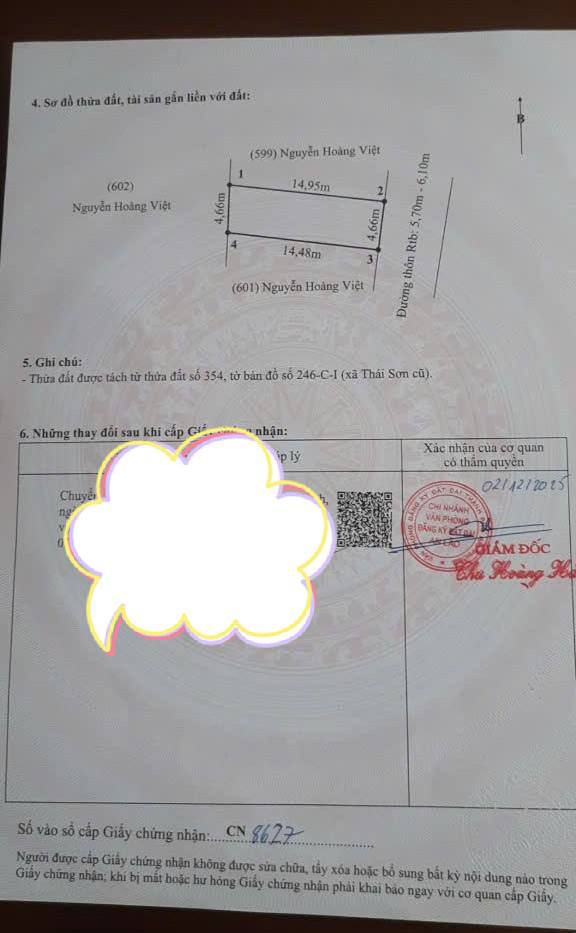 Đất nền An Khánh An Lão 68m² giá 1.3 tỷ - Sổ đỏ chính chủ