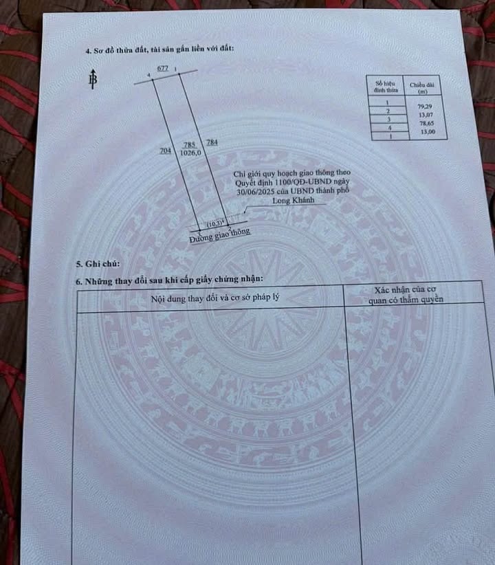 Bán Đất 3600m² Mặt Tiền Hồ Thị Hương, Xuân Lộc - Sổ Đỏ Thổ Cư