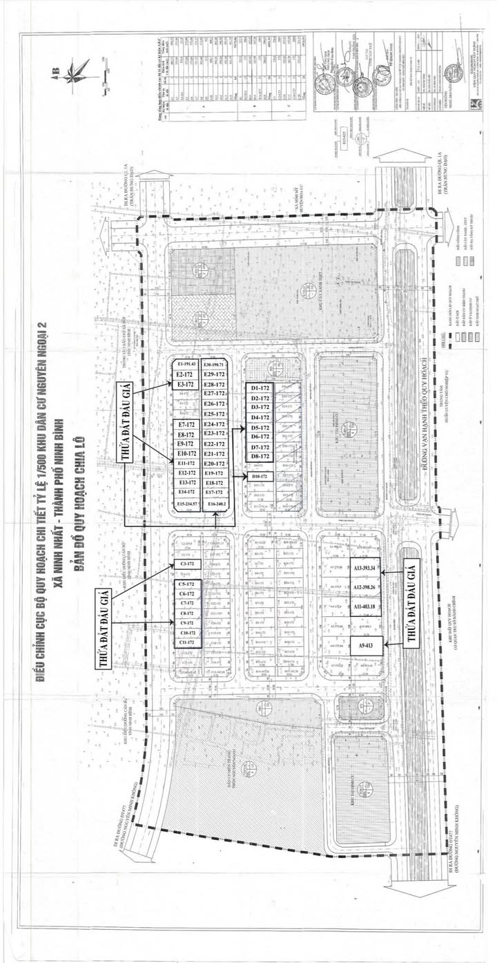 Đất Nền Ninh Nhất 172m² Giá 4 Tỷ - Sổ Đỏ Chính Chủ Vị Trí Đắc Địa