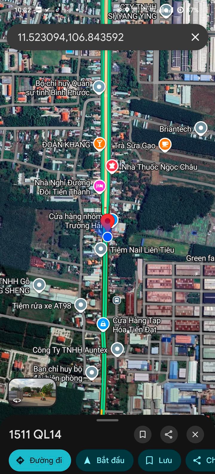 Đất Nền Mặt Tiền QL14 Đồng Xoài - 612m² Giá 3.68 Tỷ