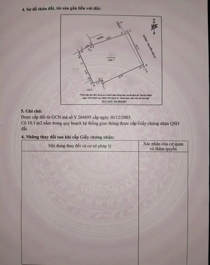 Đất mặt phố Nguyễn Văn Cừ TP Vinh 165m² - Vị trí đắc địa kinh doanh sầm uất