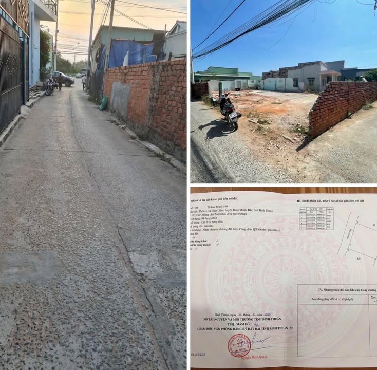 Đất thổ cư 103m² Hàm Mỹ, Bình Thuận - Ngay KCN Phan Thiết, Sổ hồng riêng