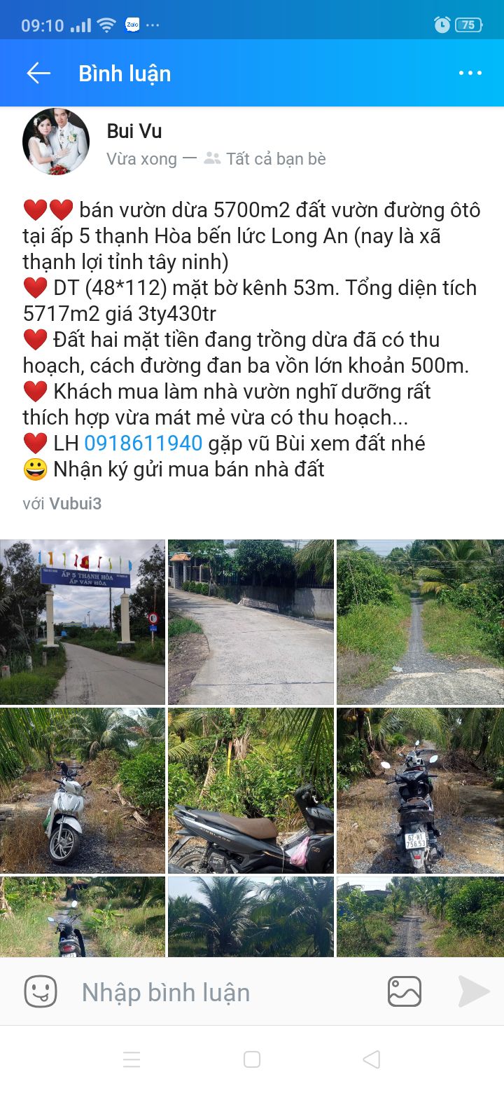 Đất Vườn Ấp 5, Thạnh Hòa, Bến Lức 5717m² - Nghỉ Dưỡng Lý Tưởng!