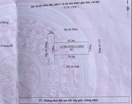 Nhà riêng Trung Hành, Kiến An 7240m² giá 2 tỷ - Giá tốt hiếm có!