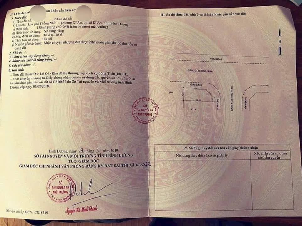 Bán Gấp 2 Lô Liền Kề Vincom 550 Dĩ An - Sổ Đỏ Full Thổ Cư