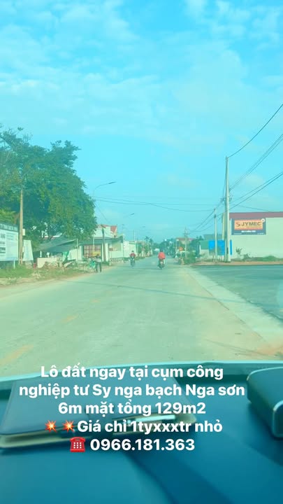Đất nền Nga Sơn 129m² giá 1 tỷ - Sổ đỏ chính chủ tiềm năng cao
