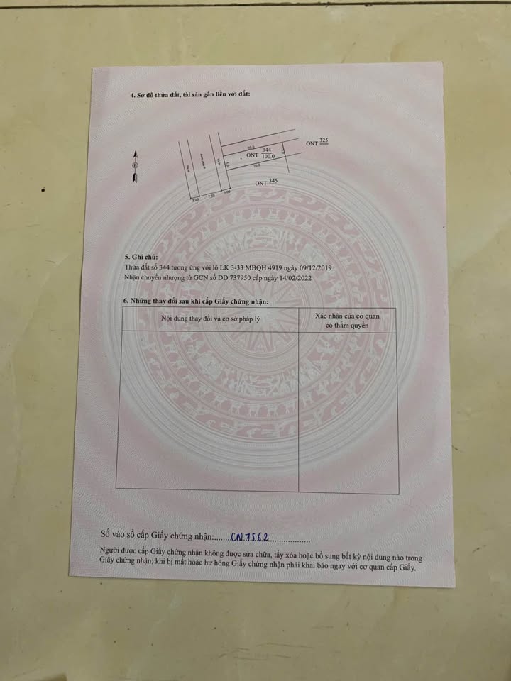 Đất nền MB 4919 Đông Quang 100m² hơn 1.2 tỷ - Pháp lý rõ ràng!