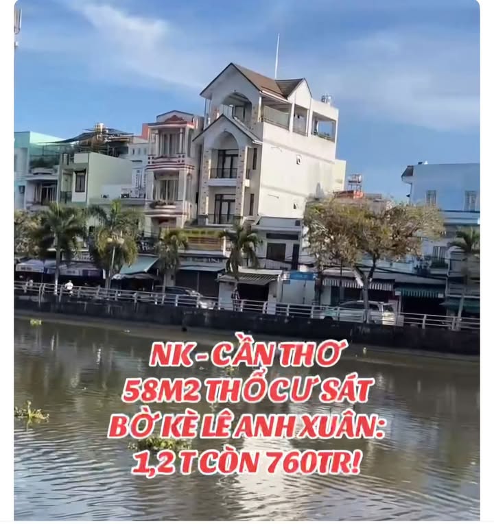 Đất Nền Lê Anh Xuân Cần Thơ 58m² - Giá Tốt Hiếm Có, Sổ Đỏ Chính Chủ!