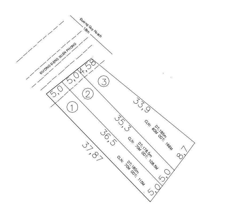 Đất nền Hoài Phú, Hoài Nhơn 185m² - Đường to ô tô, xây dựng tự do!