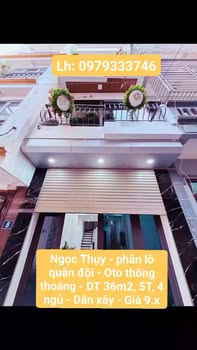 Bán nhà Ngọc Thụy Long Biên 36m² - Phân lô quân đội, ô tô đỗ cửa