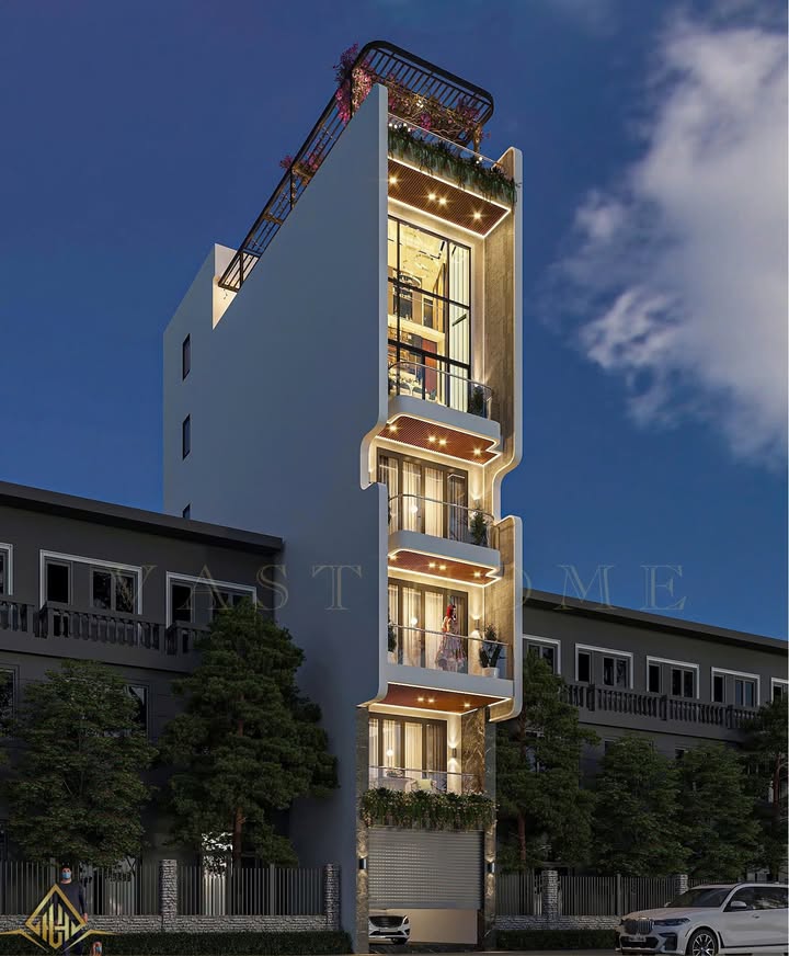 Penhouse 66m² Long Biên 7 Tầng Thang Máy, Gara 2 Ô Tô, View Hồ - 16.6 Tỷ