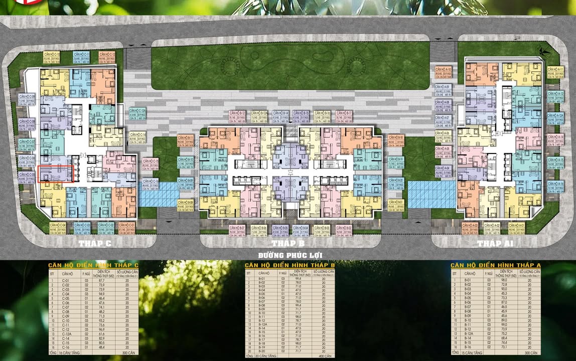 Bán Căn hộ 48m² Tòa C Cầu Giấy - View Biệt Thự Đẹp