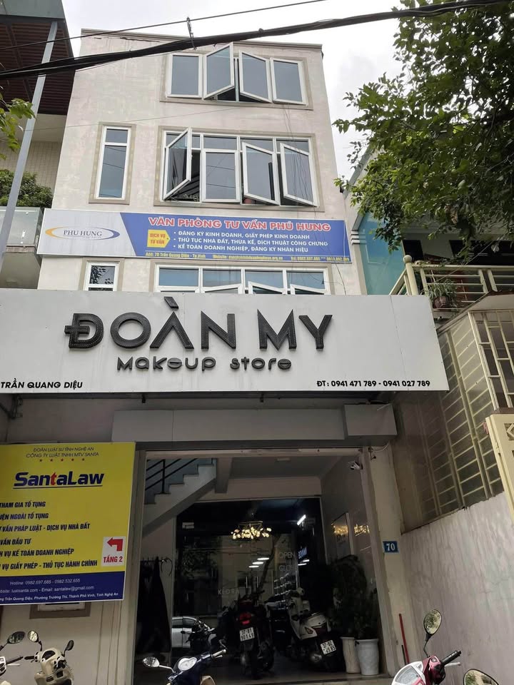 Cho thuê mặt bằng tầng 3 112m² trung tâm TP Vinh - Giá 4 triệu/tháng