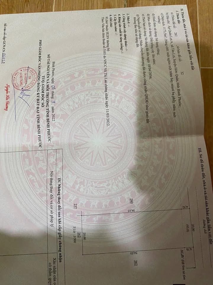 Đất nền 1000m² TT Tân Khai, Hớn Quản - Tiềm năng tăng giá vượt trội!