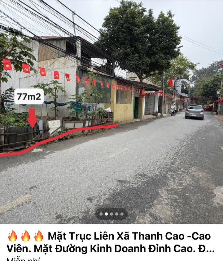 Đất nền 77m² Thanh Oai, Hà Nội - Tiềm năng tăng giá vượt trội!