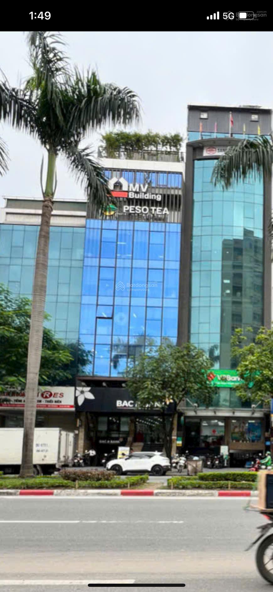 Cho thuê nhà mặt phố Trần Duy Hưng 100m², 7 tầng thang máy, kinh doanh đắc lợi