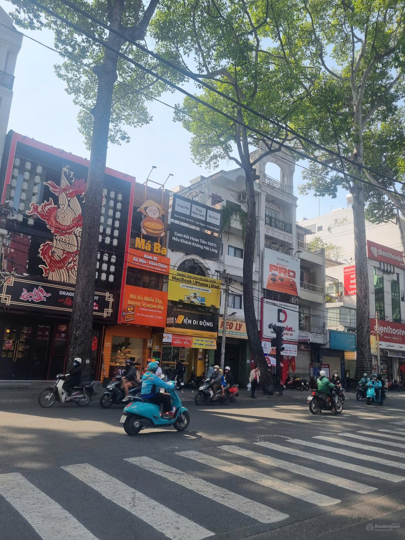 Cho thuê nhà mặt tiền Trần Quang Khải, Quận 1 - 87m² kinh doanh sầm uất