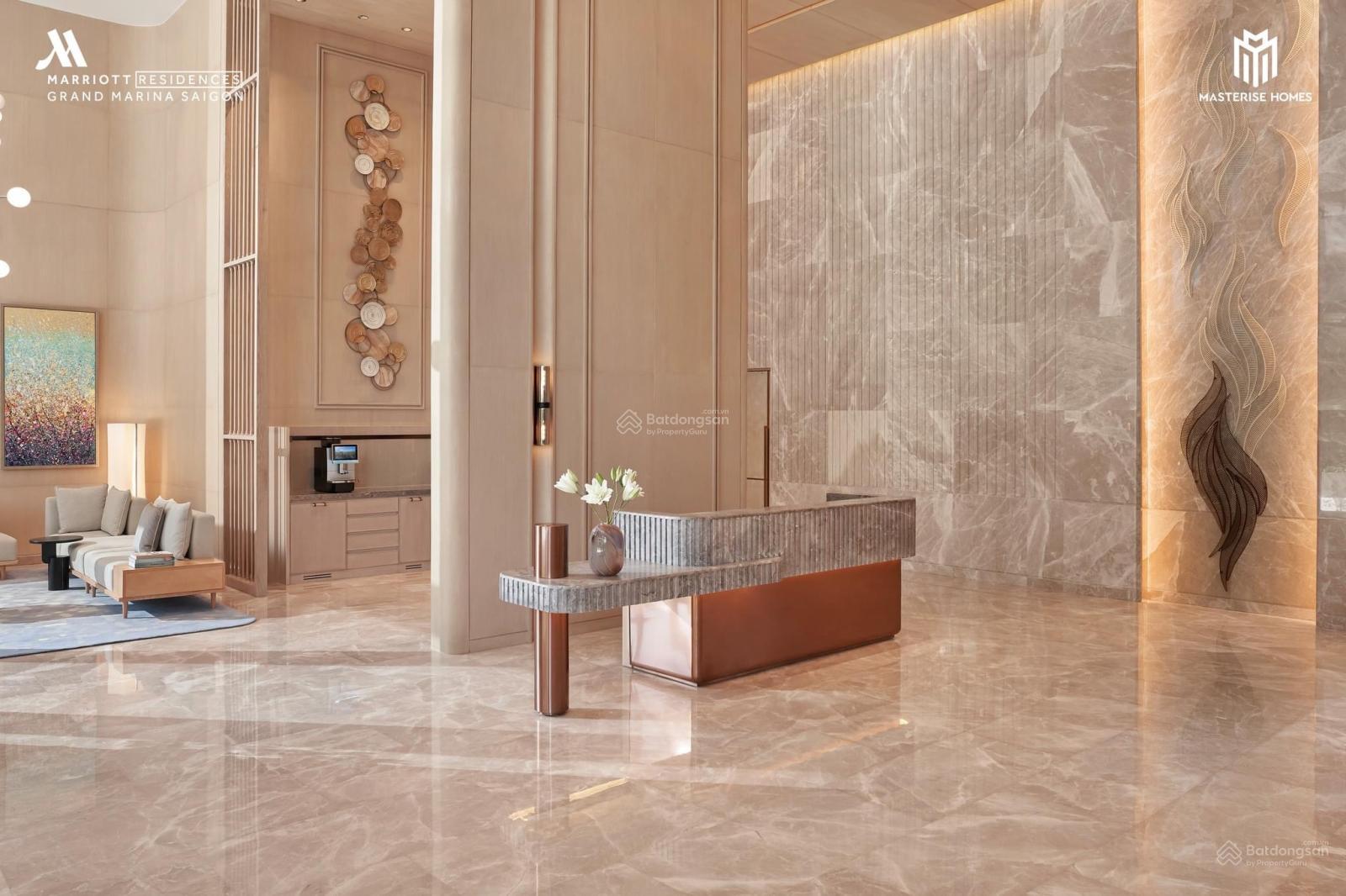 Cho thuê căn hộ Grand Marina Saigon 88m² - 60 triệu, view sông, full nội thất