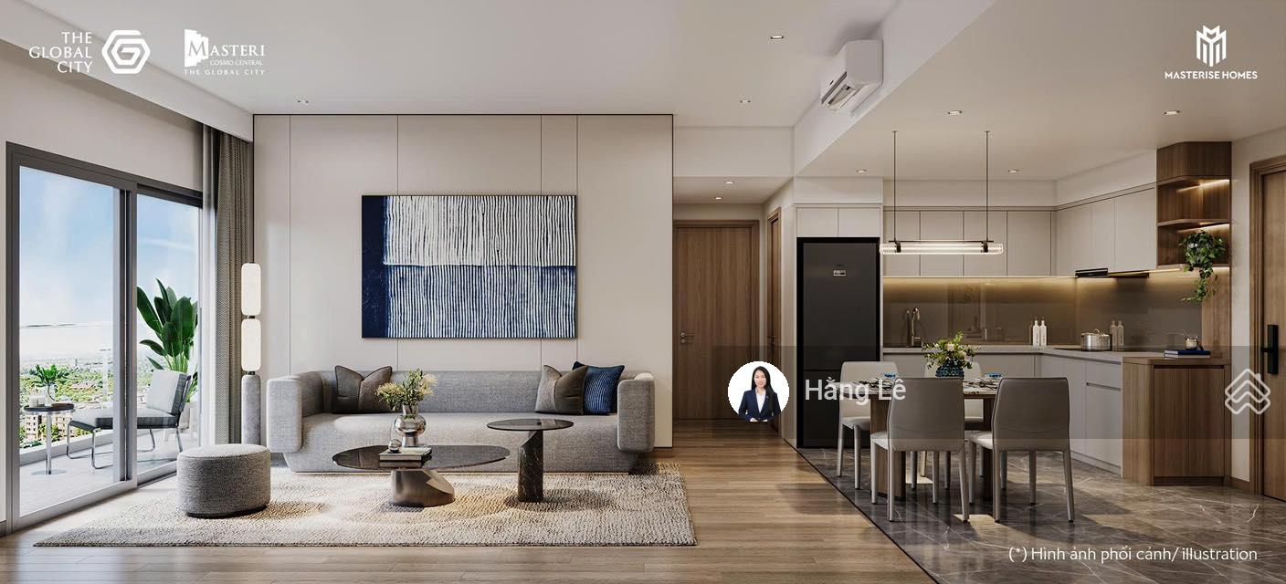 Căn hộ Masteri Cosmo Central The Global City 76m² - Chủ ĐT uy tín