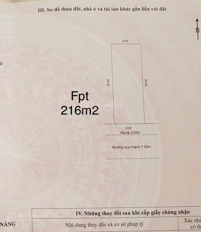 Đất nền Biệt thự FPT City Đà Nẵng 216m² - Đầu tư sinh lời vượt trội!