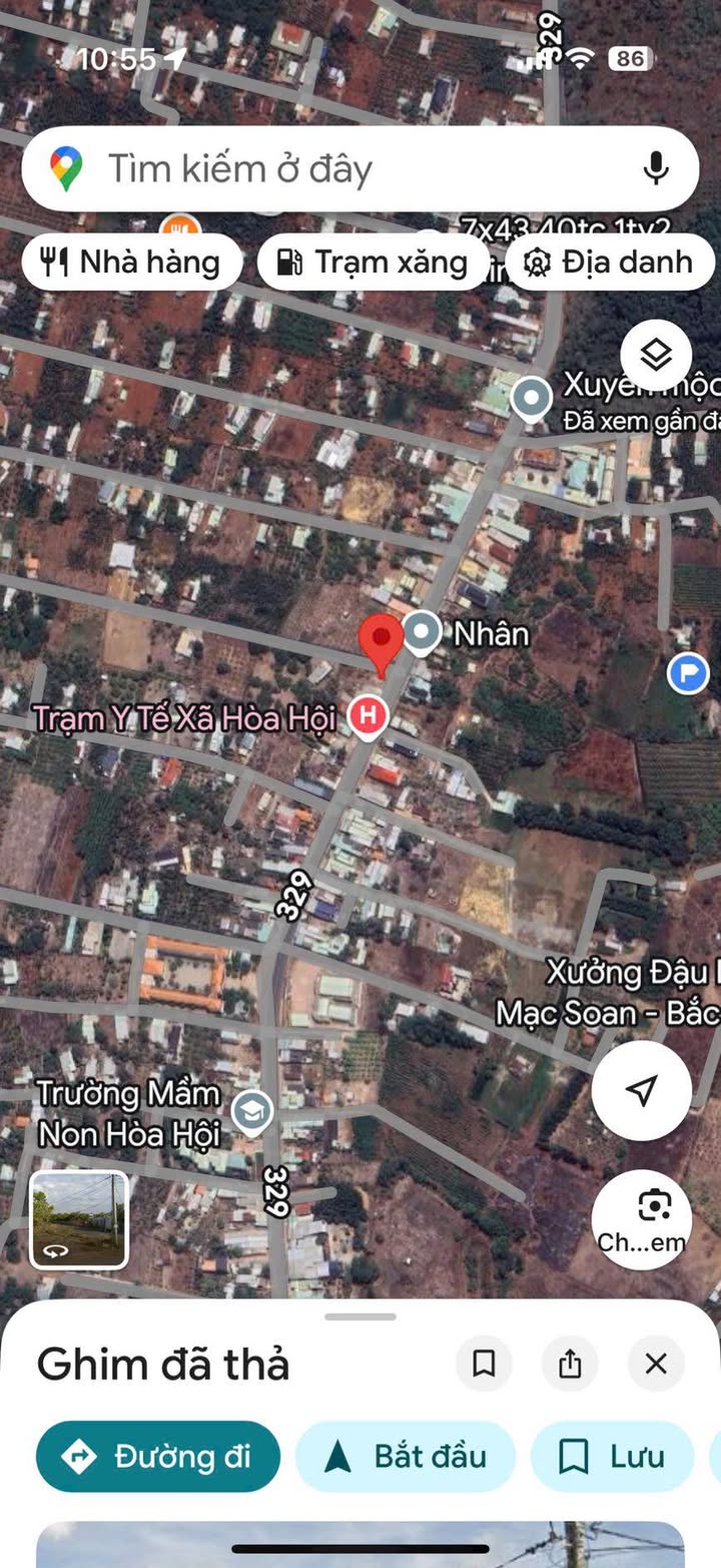 Đất nền Mặt tiền TL329 Xuyên Mộc 80m² giá 2.55 tỷ - Pháp lý rõ ràng