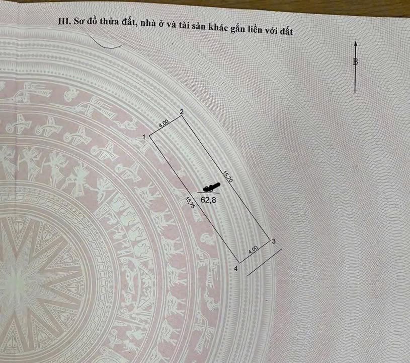 Đất nền Đông Mỹ Thanh Trì 63m² giá 4.65 tỷ - Sổ đỏ chính chủ