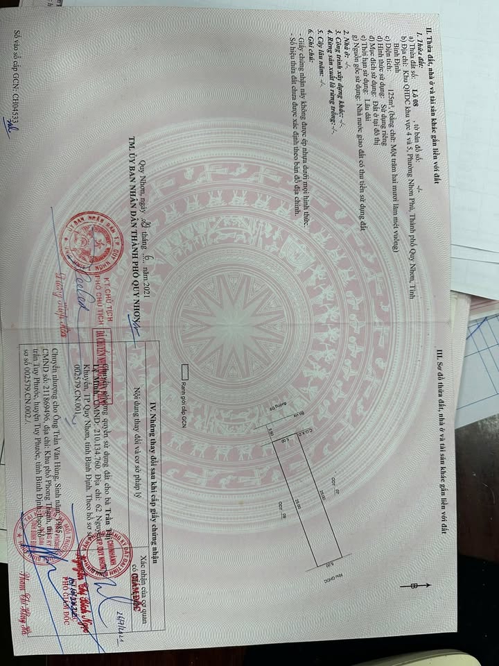 Đất nền Nhơn Phú, Quy Nhơn 125m² - Tiềm năng tăng giá!