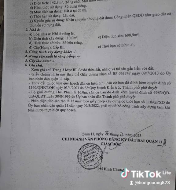 Nhà Mặt Tiền VIP Thái Phiên, Quận 11 - 160m², 7 Tầng - Kinh Doanh Đa Ngành